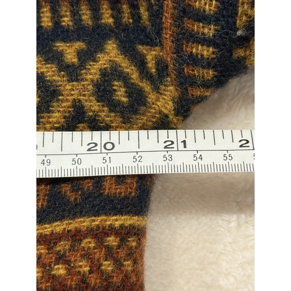 VTG Alexon Womens Sz 12 Wool Coat Lined Southwest‎ Aztec Blanket Great Britain - Picture 11 of 12